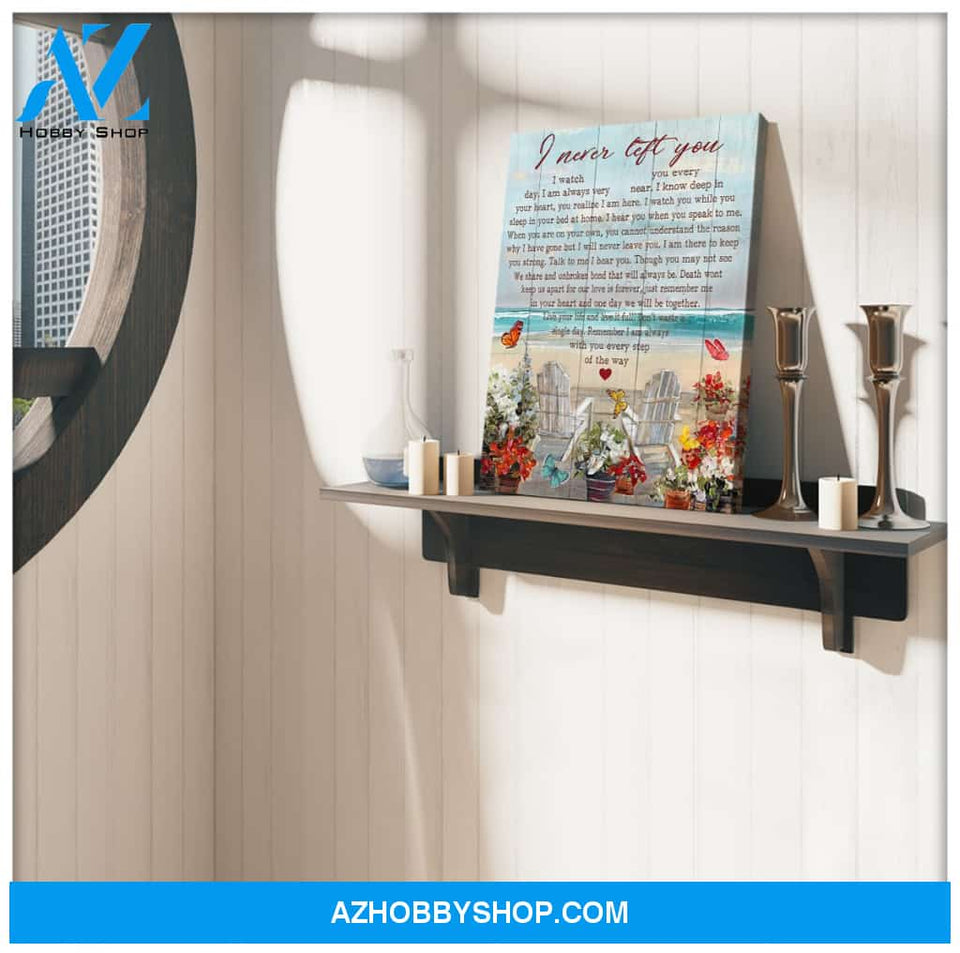 Eviral Store Top 10 Gorgeous Butterfly Canvas I Never Left You Bereavement Wall Art Decor – Butterfly Canvas Print Wall Art