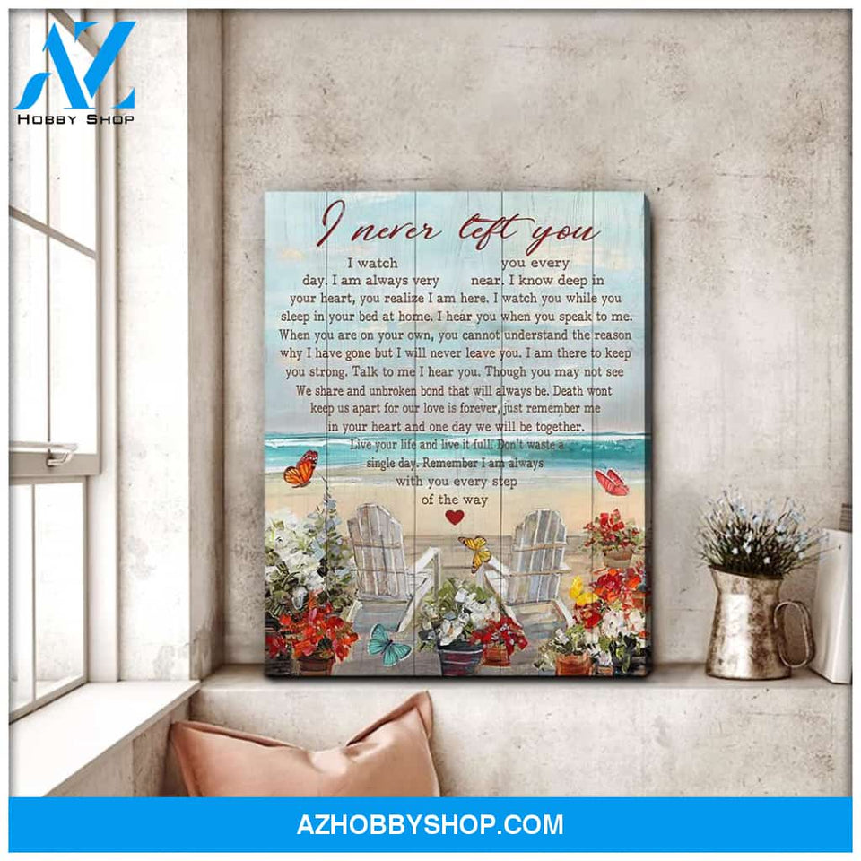 Eviral Store Top 10 Gorgeous Butterfly Canvas I Never Left You Bereavement Wall Art Decor – Butterfly Canvas Print Wall Art