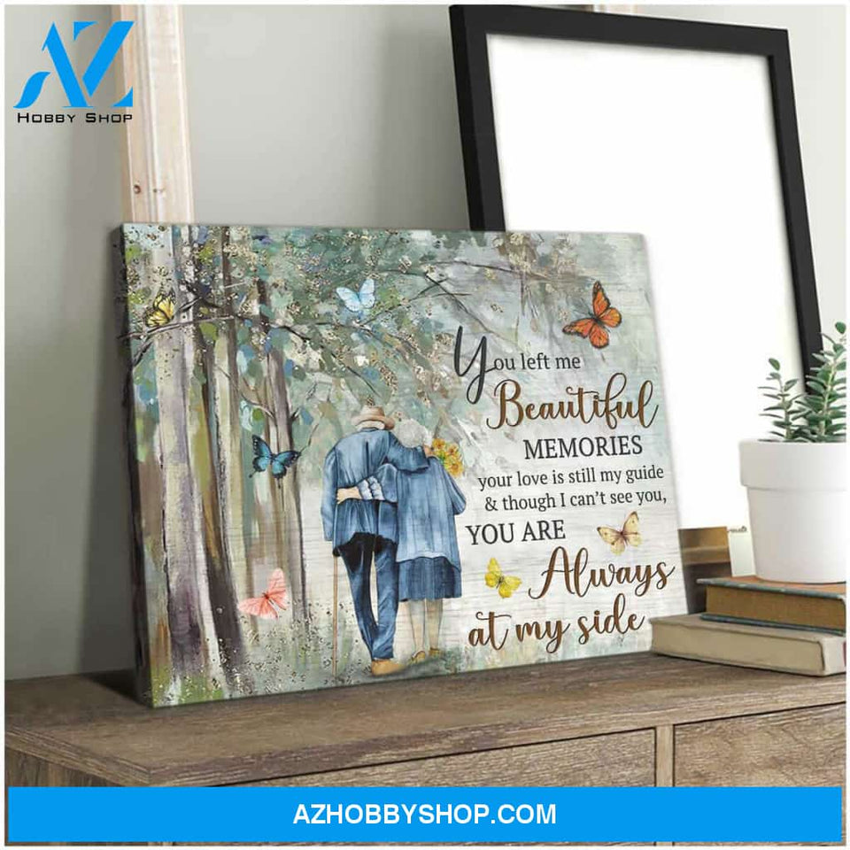 Eviral Store Top 10 Gorgeous Butterfly Canvas You Are Always At My Side Bereavement Wall Art Decor – Butterfly Canvas Print Wall Art