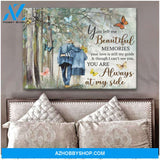 Eviral Store Top 10 Gorgeous Butterfly Canvas You Are Always At My Side Bereavement Wall Art Decor – Butterfly Canvas Print Wall Art