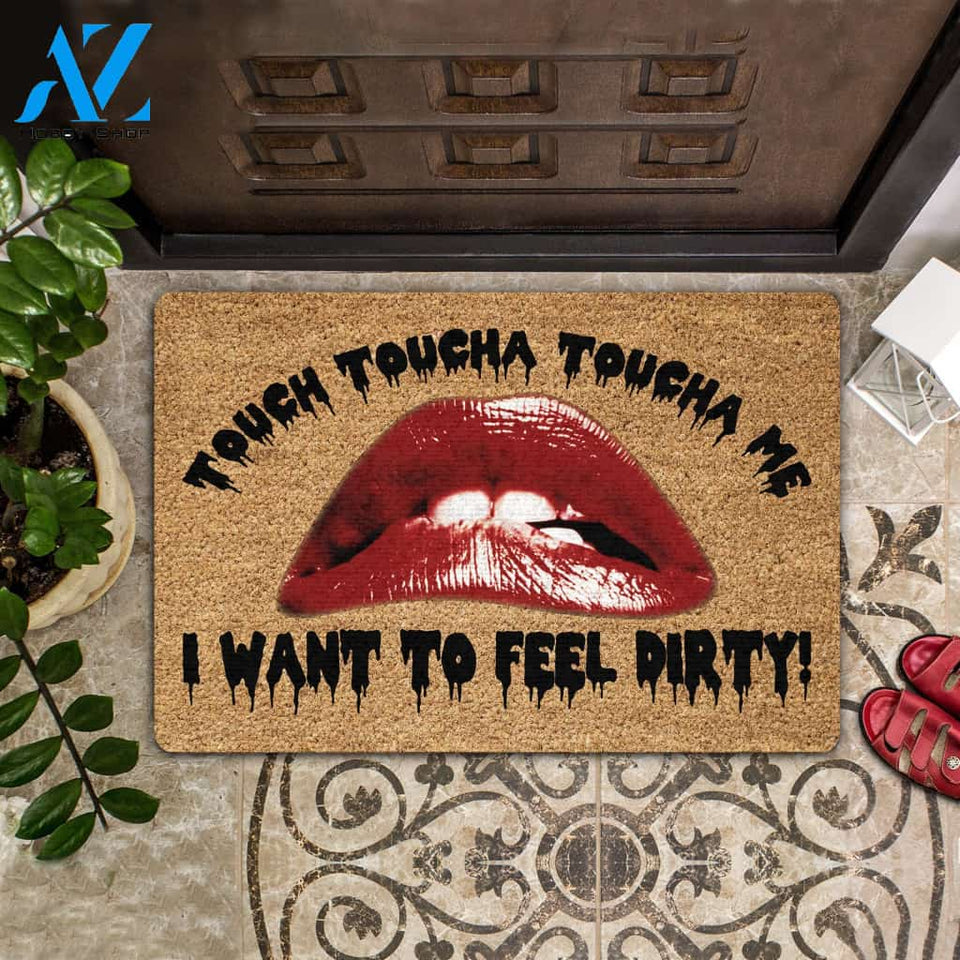 Touch Toucha Toucha Me Coir Pattern All Over Printing Doormat | Welcome Mat | House Warming Gift