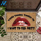 Touch Toucha Toucha Me Coir Pattern All Over Printing Doormat | Welcome Mat | House Warming Gift