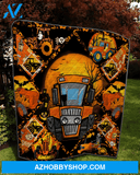 Tractor Halloween Blanket Gift For Tractor On Halloween Home Decor Bedding Couch Sofa Soft And Comfy Cozy