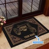 Tractor Personalized Custom Name Doormat Welcome Mat