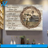 Tranquil farm - Every moment, thank God - Jesus Landscape Canvas Prints - Wall Art