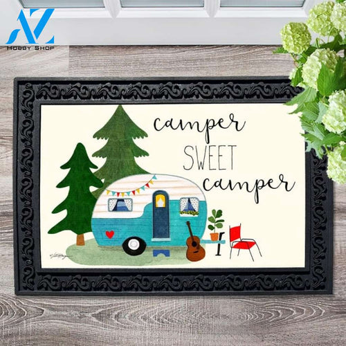 Travel Trailer Camper Sweet Camper Doormat - 18