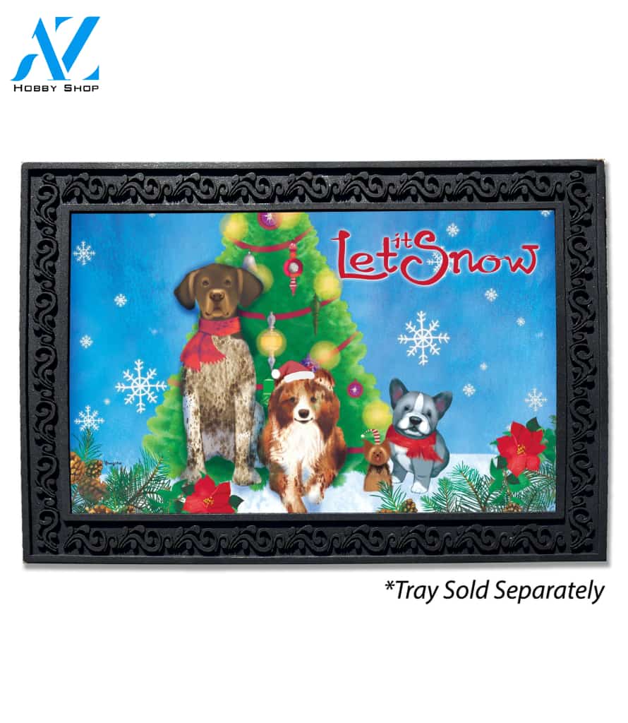 Tree Trimming Dogs Doormat - 18" x 30"