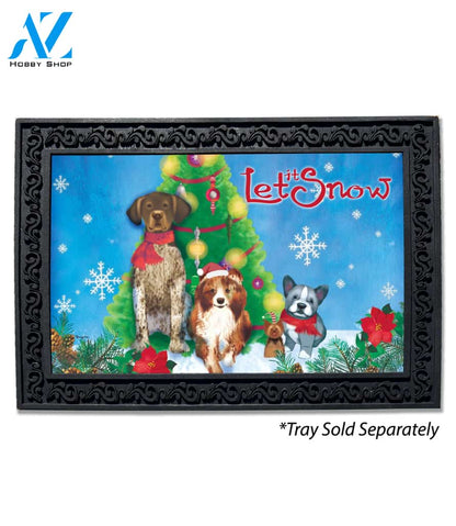 Tree Trimming Dogs Doormat - 18" x 30"