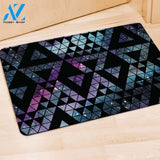 Triangle Galaxy Space Door Mat