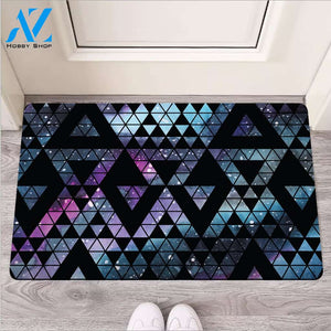 Triangle Galaxy Space Door Mat
