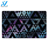 Triangle Galaxy Space Door Mat