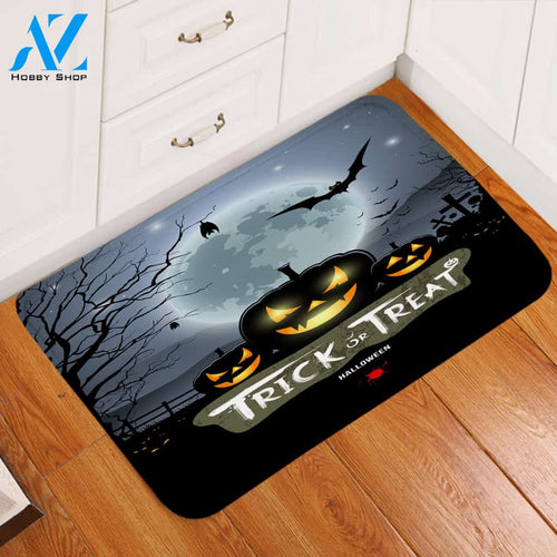 Trick Or Treat Door Mat