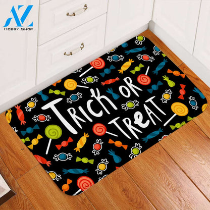 Trick Or Treat Sweets Door Mat
