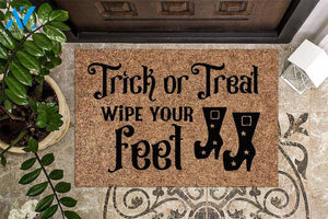 Trick or Treat Wipe Your Feet Halloween Doormat | Welcome Mat | House Warming Gift