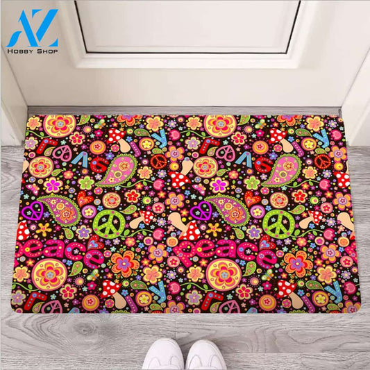 Trippy Hippie Door Mat