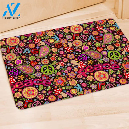 Trippy Hippie Door Mat