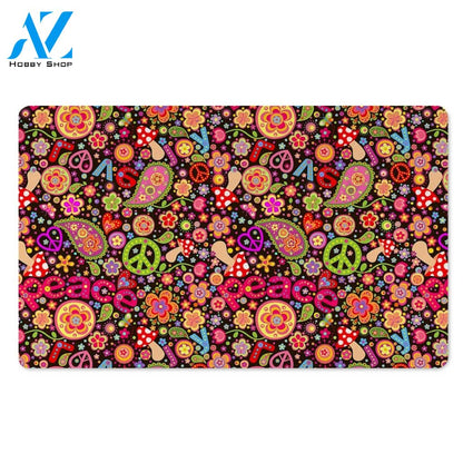 Trippy Hippie Door Mat