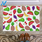 Tropical Fruit Doormat Welcome Mat Housewarming Gift Home Decor Funny Doormat Gift Idea For Friend Gift For Fruit Lovers Birthday Gift