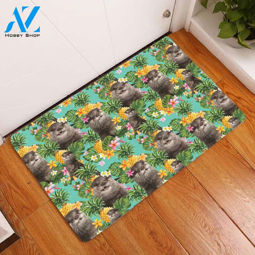 Tropical Pinapple Otter Doormat