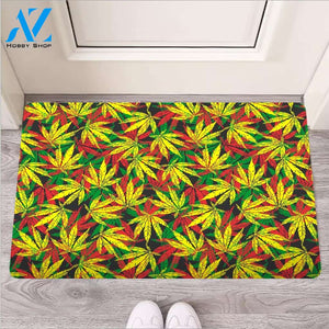 Tropical Reggae Leaf Door Mat