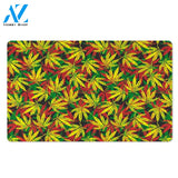 Tropical Reggae Leaf Door Mat