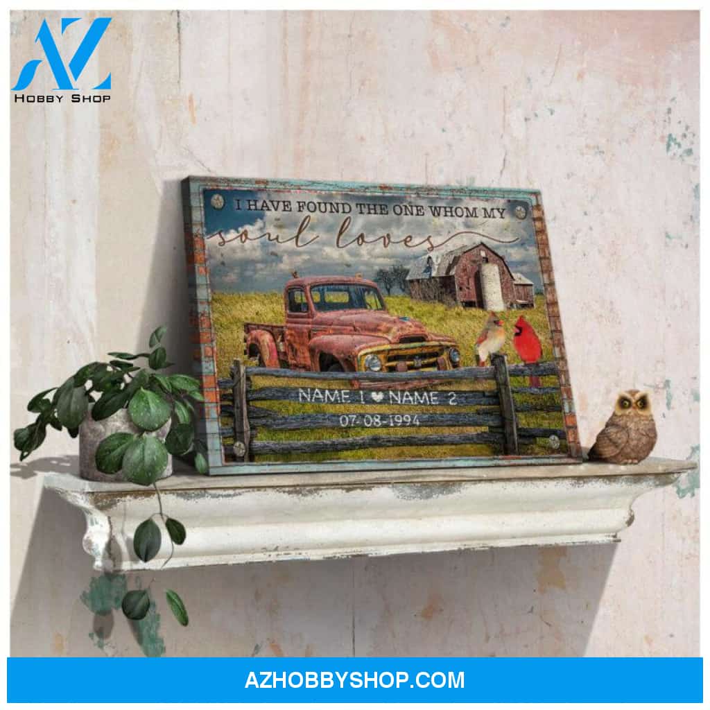 Truck I have found the one my soul loves Canvas And Poster, Wall Decor Visual Art
