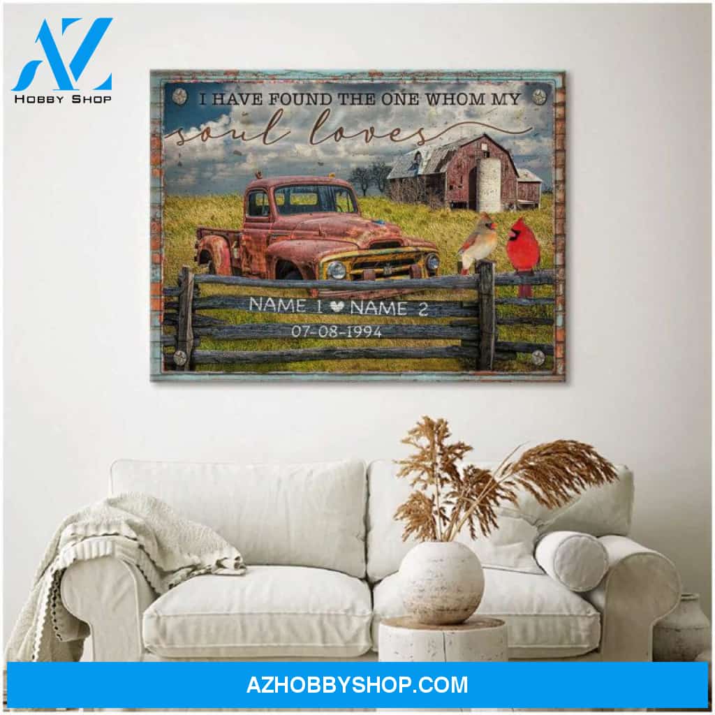 Truck I have found the one my soul loves Canvas And Poster, Wall Decor Visual Art