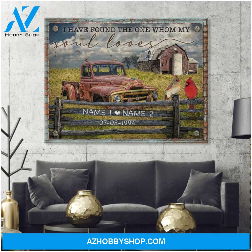 Truck I have found the one my soul loves Canvas And Poster, Wall Decor Visual Art