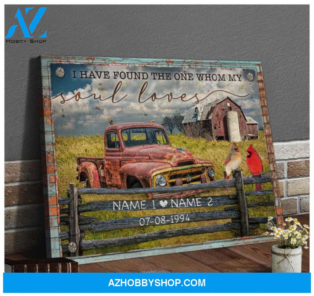 Truck I have found the one my soul loves Canvas And Poster, Wall Decor Visual Art
