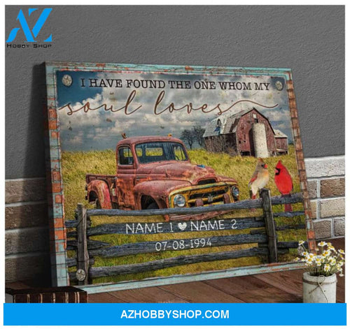 Truck I have found the one my soul loves Canvas And Poster, Wall Decor Visual Art