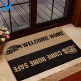 Trucker Come Home Safe Doormat | Welcome Mat | House Warming Gift
