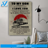 G-Trucker poster - Dad to Son - This old trucker