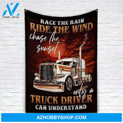 Trucker - Race The Rain Ride The Wind - Blanket