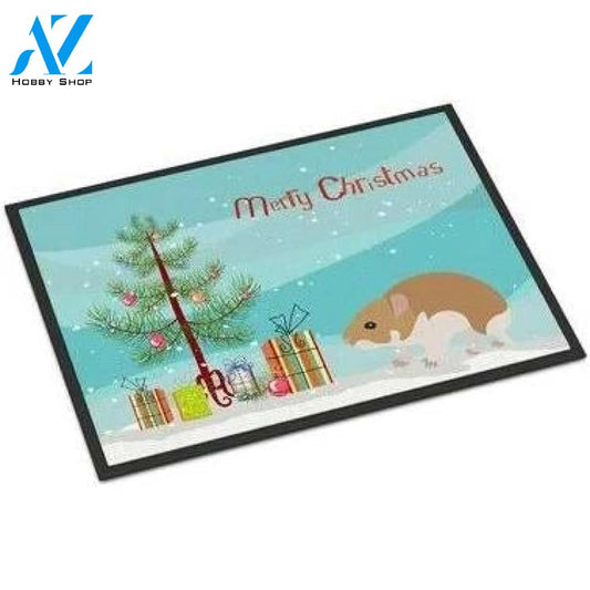 Turkish Hamster - Merry Christmas Doormat Welcome Mat House Warming Gift Home Decor Funny Doormat Gift Idea
