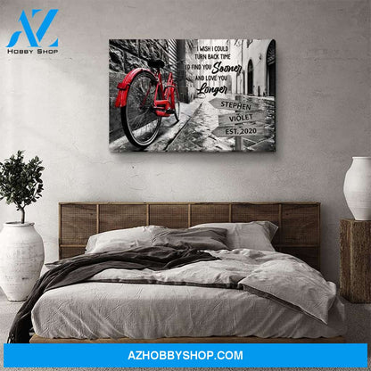 Turn Back Time - Personalized Custom Name Canvas