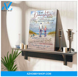 Top #33 Turtle and Beach Canvas To My Daughter Canvas Wall Art, Wall Decor Visual Art