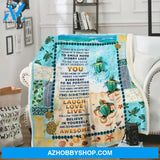 Turtle Beach Today Is A Good Day Sofa Throw Blanket