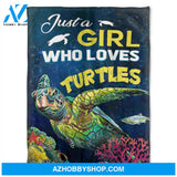 Turtle Blanket, I Love Turtles, Soft Blanket, Fleece Blanket.Gift For Friend Family Home Decor Bedding Couch Sofa Soft and Comfy Cozy