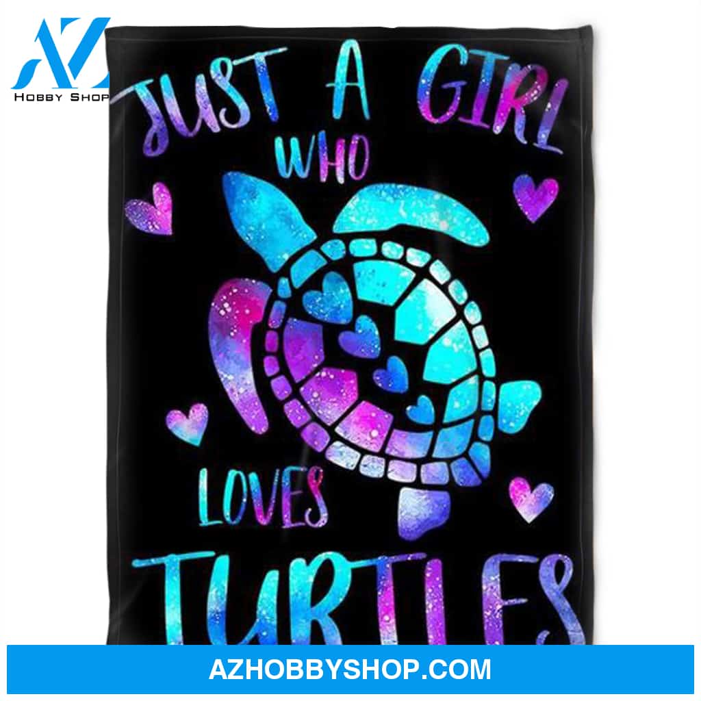 Turtle Blanket, Loves Turtles, Soft Blanket, Fleece Blanket.Gift For Friend Family Home Decor Bedding Couch Sofa Soft and Comfy Cozy