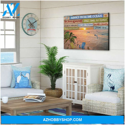 Ohcanvas Turtles Advice From The Ocean Wall Art Decor