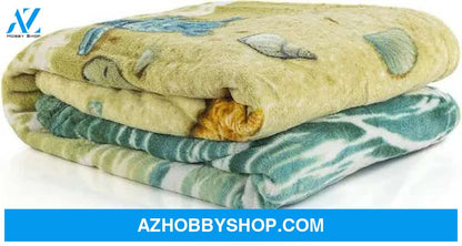 Turtles On The Beach Fleece Blanket Home Decor Bedding Couch Sofa Soft And Comfy Cozy Gift For Friend Family