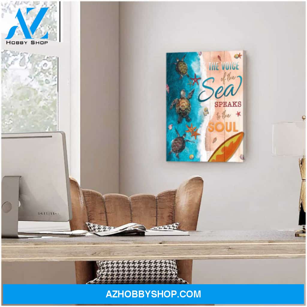 Ohcanvas Turtles The Voice Of The Sea Speaks To The Soul Wall Art Decor