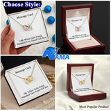 Gift to Best Friend Interlocking Hearts, To My Bestie Because of You I Laugh A Little Louder 100