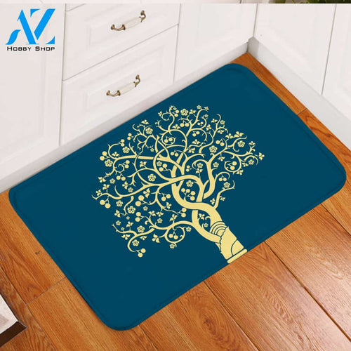 Twisted Tree Branches Door Mat