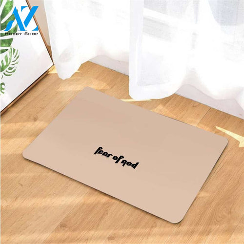 typography fear of god font doormats