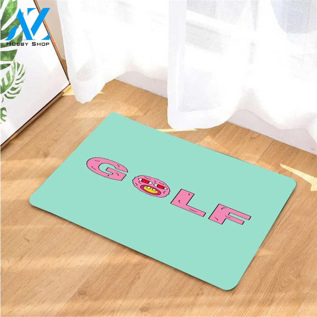 ugly golf wang face doormats