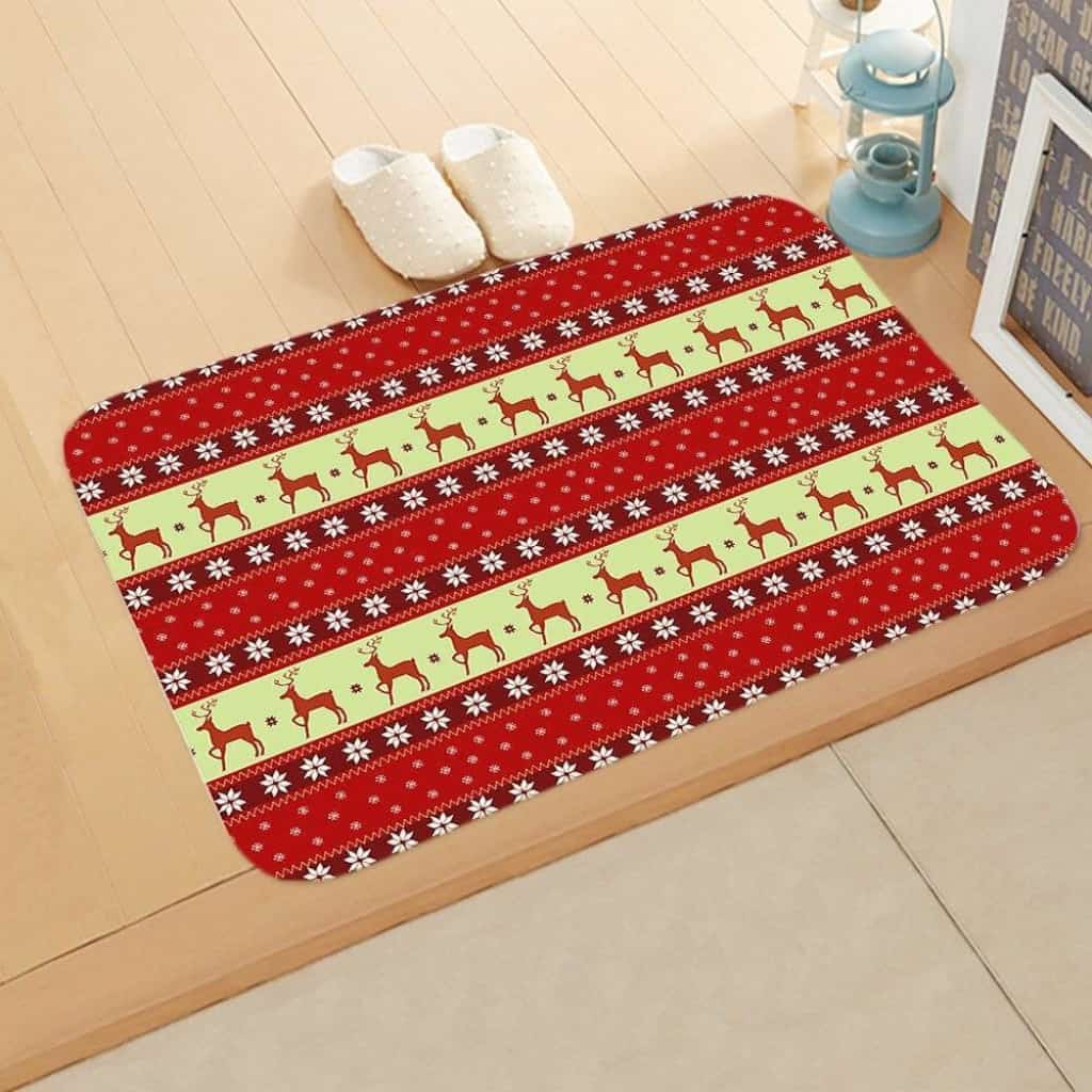 Ugly Pattern Christmas Doormat | Colorful | Size 8x27'' 24x36''