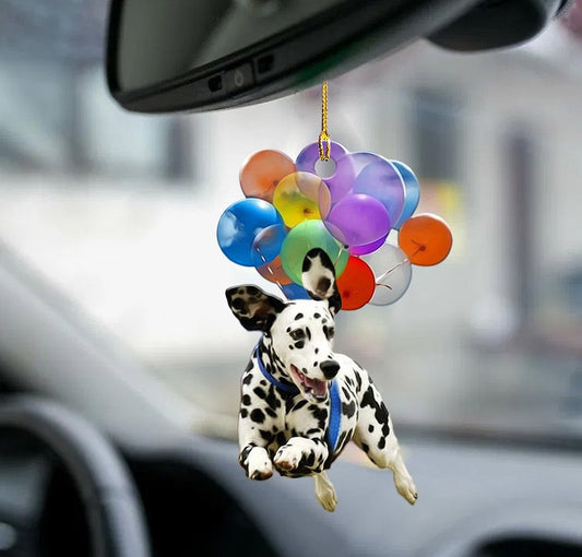 Dalmatian Dog Fly With Bubbles Car Hanging Ornament Dog Ornament Godmerch