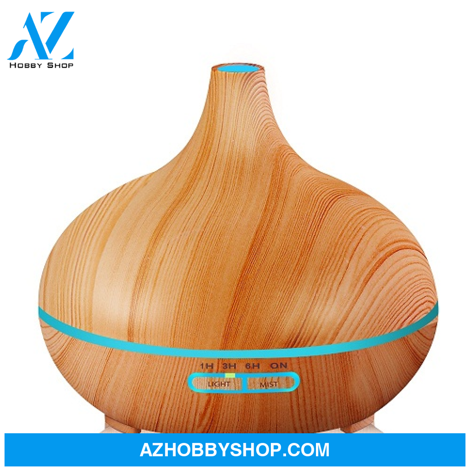 Ultrasonic Aroma Diffuser Humidifier Wood Grain Lightwood / Eu