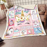 Unicorn Fleece Blanket